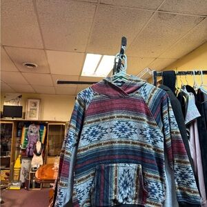 Tribal Print Hoodie